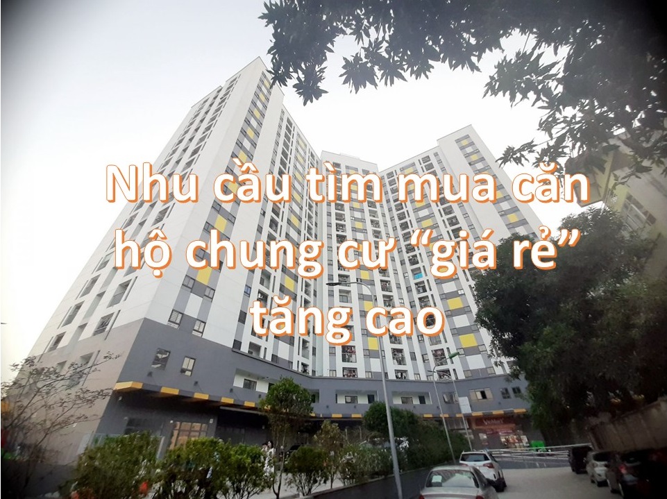 Nhu cầu tìm mua căn hộ chung cư ở Hà Nội tăng cao